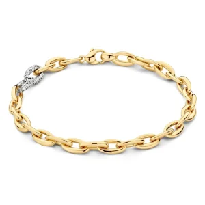 Armband bicolor briljant 0,50 crt.