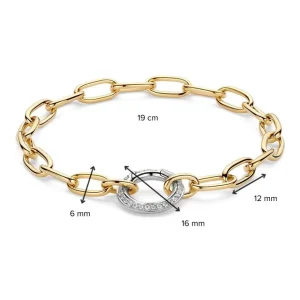 Armband bicolor briljant 0,42 crt.