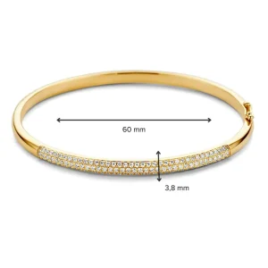 Armband geelgoud briljant 1,00 crt.