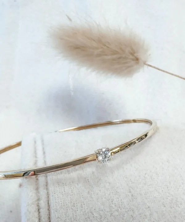 Armband geelgoud zirkonia