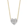 Collier bicolor briljant 0,50 crt.
