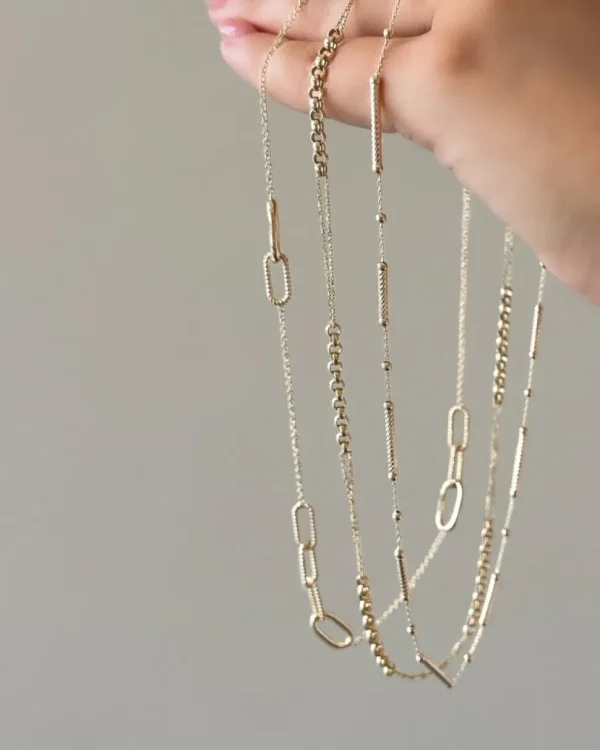 Collier geelgoud