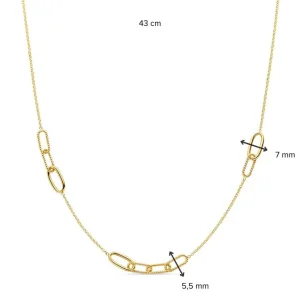 Collier geelgoud