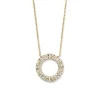 Collier geelgoud briljant 0,98 crt.