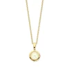 Collier geelgoud parelmoer