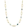 Collier geelgoud topaas