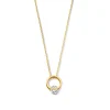 Collier geelgoud zirkonia