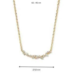 Gouden colliers met briljant | Een luxe en grote collectie halskettingen