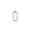 Hanger bicolor briljant 0,14 crt.