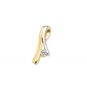 Hanger bicolor zirkonia