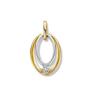 Hanger bicolor zirkonia