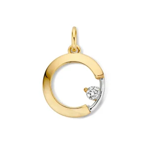 Hanger bicolor zirkonia