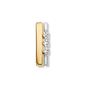 Hanger bicolor zirkonia