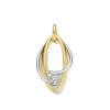 Hanger bicolor zirkonia