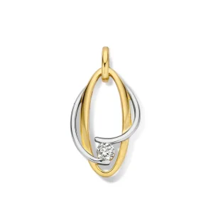 Hanger bicolor zirkonia