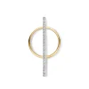 Hanger bicolor zirkonia