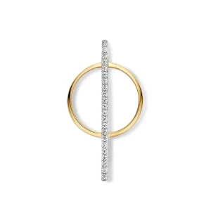Hanger bicolor zirkonia
