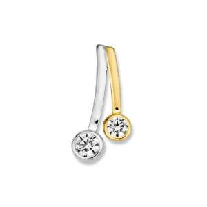 Hanger bicolor zirkonia