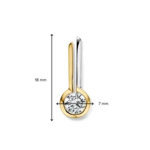Hanger bicolor zirkonia