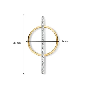 Hanger bicolor zirkonia