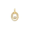 Hanger geelgoud zirkonia