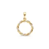 Hanger geelgoud zirkonia