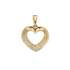 Hanger geelgoud zirkonia