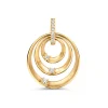 Hanger geelgoud zirkonia