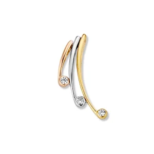 Hanger tricolor zirkonia