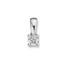 Hanger witgoud briljant 0,16 crt.