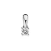 Hanger witgoud briljant 0,10 crt.