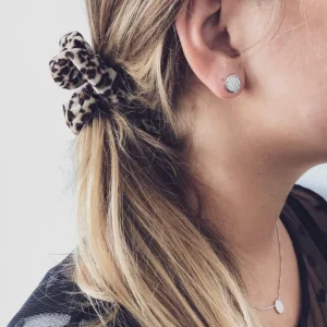 Ketting met diamant in pavézetting | Excellent Jewelry
