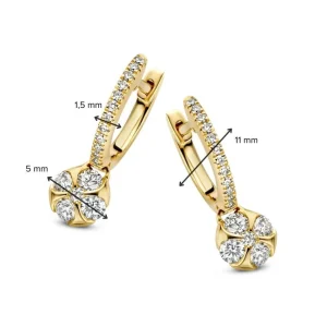 Oorbellen OG117325 diamanten hangers | Een luxe en grote collectie oorsieraden