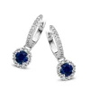 Oorringen OG237327 saffier hangers | Een luxe en grote collectie oorsieraden