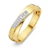 Ring bicolor briljant 0.11 crt.