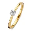 Ring bicolor briljant 0.20 crt.