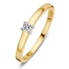 Ring bicolor briljant 0.09 crt.