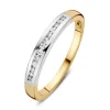 Ring bicolor briljant 0.12 crt.