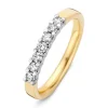 Ring bicolor briljant 0.35 crt.
