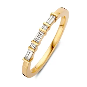 Ring geelgoud briljant 0.20 crt.