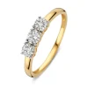 Ring geelgoud briljant 0.18 crt.