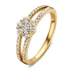 Ring geelgoud briljant 0.55 crt.