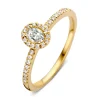 Ring geelgoud briljant 0.40 crt.