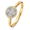 Ring geelgoud diamant 0.52 crt.