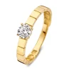 Ring geelgoud zirkonia