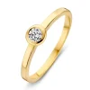 Ring geelgoud zirkonia