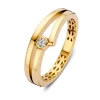 Ring geelgoud zirkonia