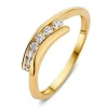 Ring geelgoud zirkonia