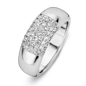Ring witgoud briljant 0.67 crt.