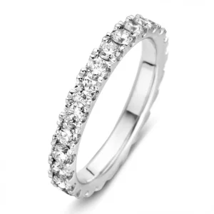 Ring witgoud briljant 1.50 crt. ( rondom )